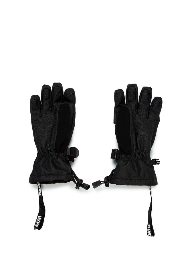 HYPE KIDS SNOW BLACK GLOVES