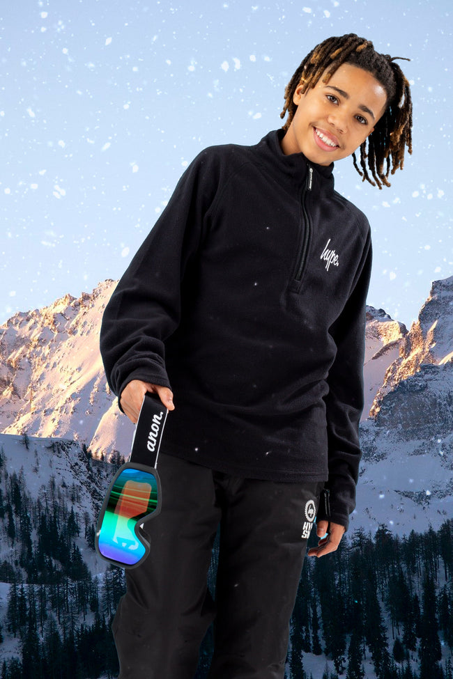 HYPE KIDS SNOW BLACK FLEECE