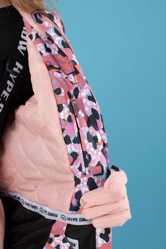 HYPE KIDS SNOW LEOPARD CAMO JACKET