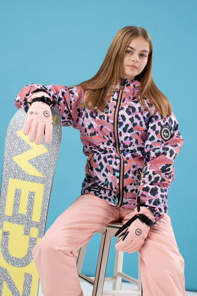 HYPE KIDS SNOW LEOPARD CAMO JACKET