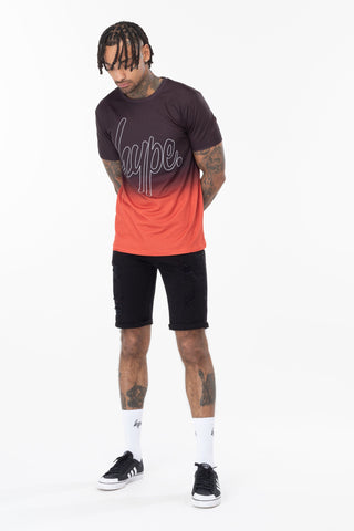 HYPE RED FADE MEN'S T-SHIRT