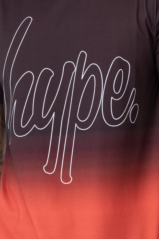 HYPE RED FADE MEN'S T-SHIRT