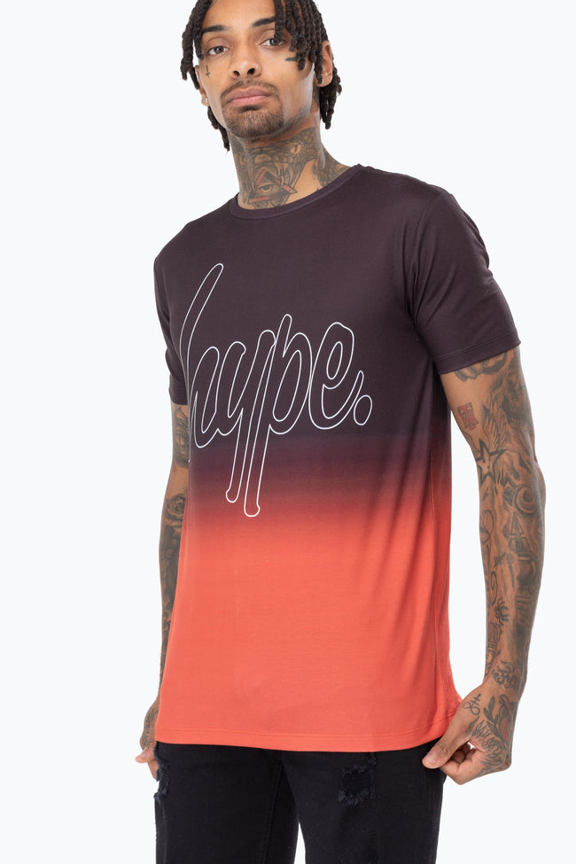 HYPE RED FADE MEN'S T-SHIRT