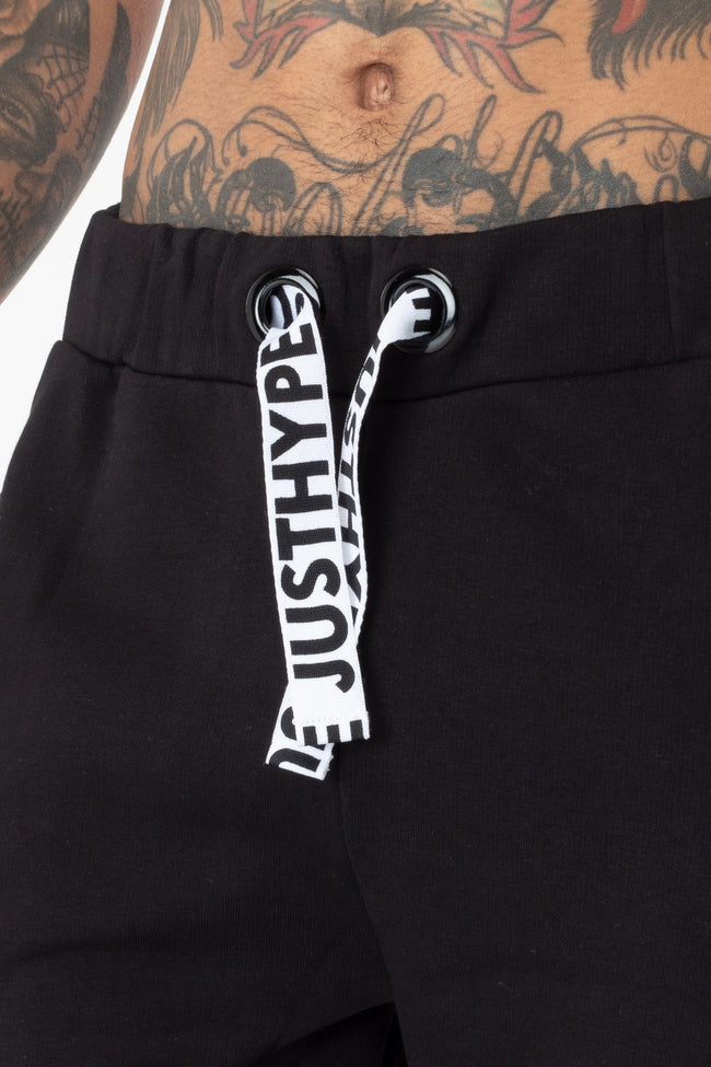 HYPE BLACK DRAWSTRING MEN'S JOGGERS