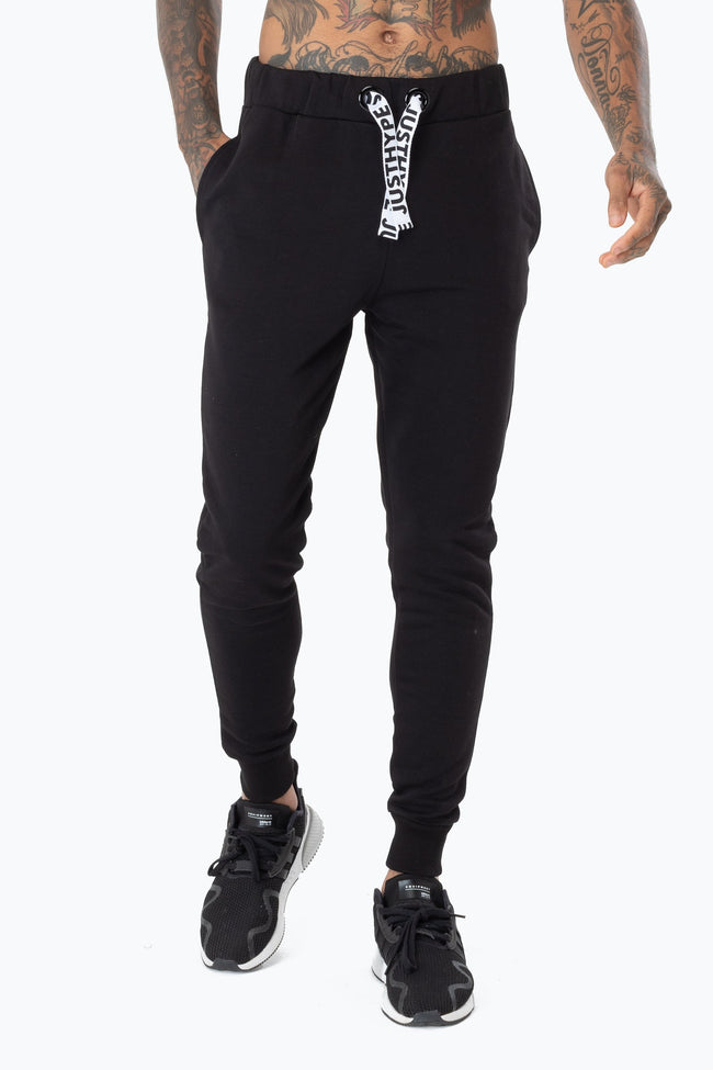 HYPE BLACK DRAWSTRING MEN'S JOGGERS