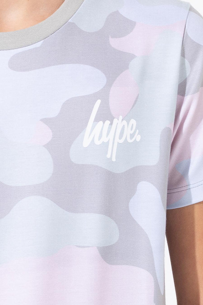 HYPE PISTACHIO CAMO KIDS T-SHIRT