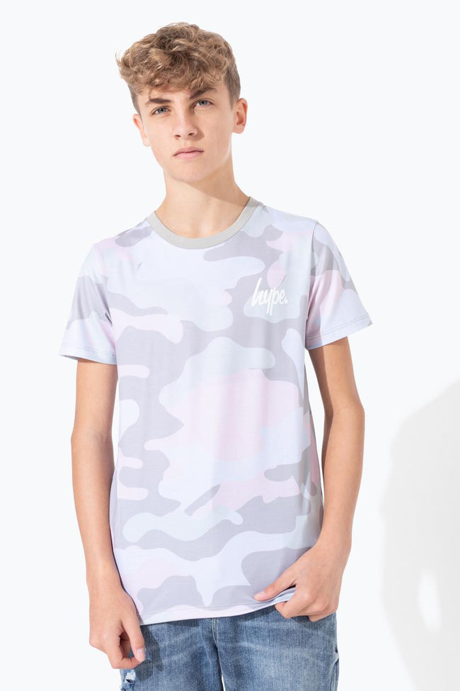 HYPE PISTACHIO CAMO KIDS T-SHIRT