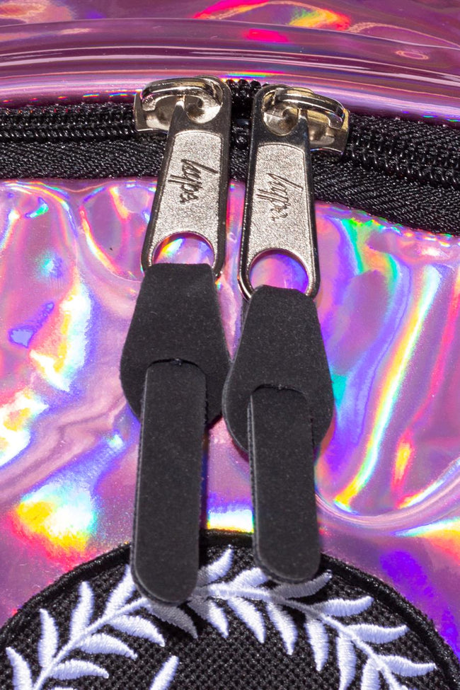 HYPE PINK HOLOGRAPHIC BACKPACK