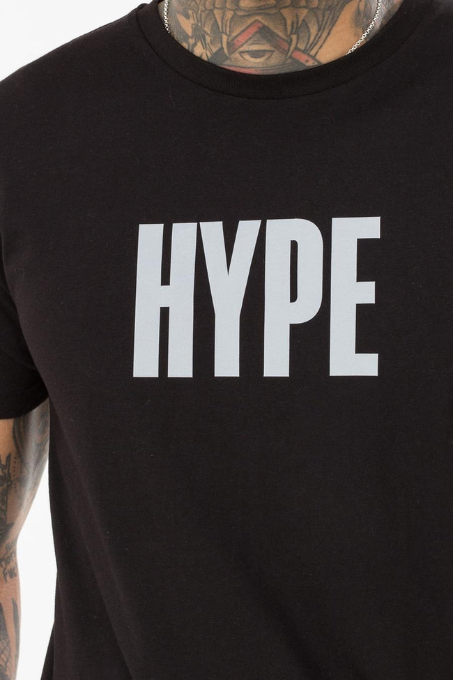 HYPE BLACK BLOCK HYPE REFLECTIVE MENS T-SHIRT