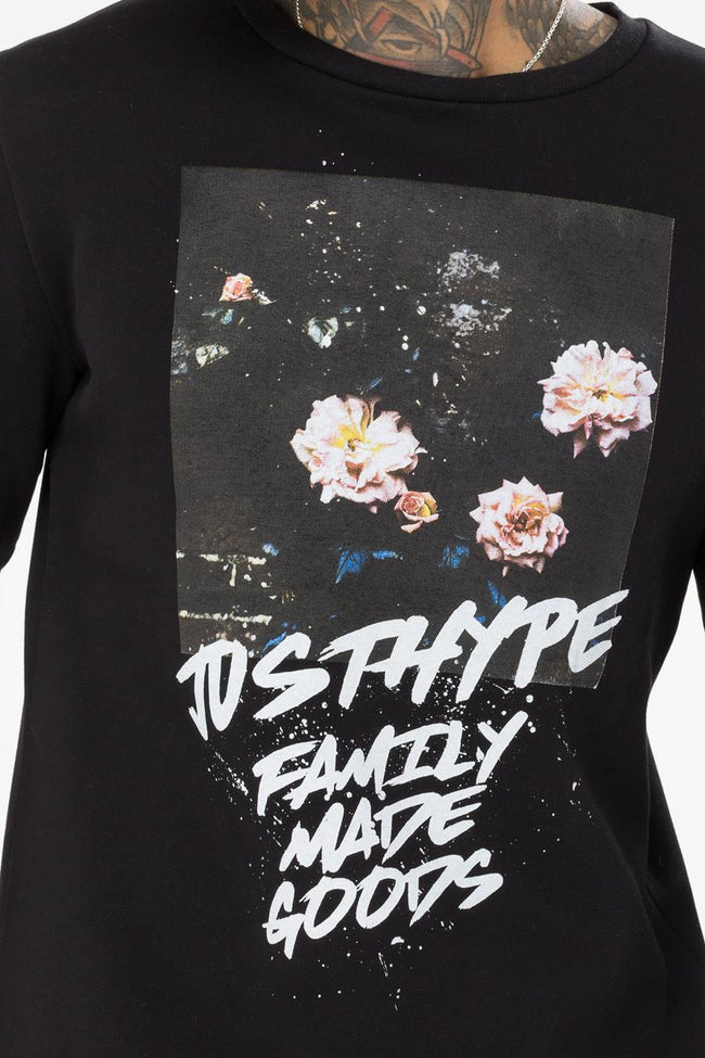 HYPE BLACK FAMILY MADE MENS CREW NECK