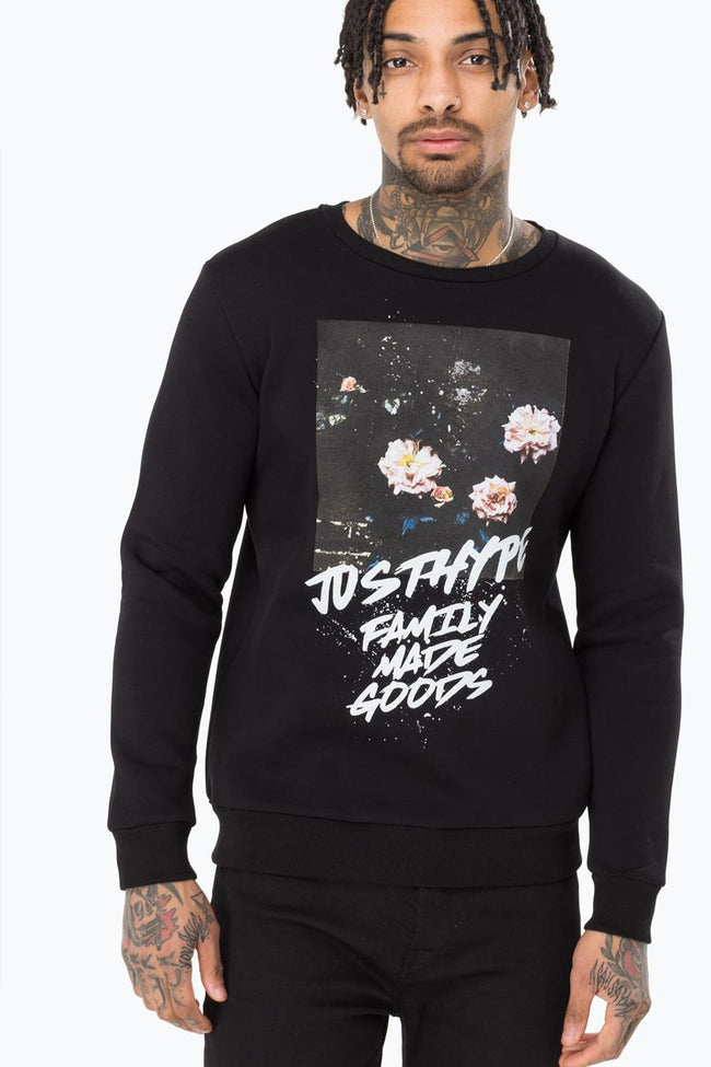 HYPE BLACK FAMILY MADE MENS CREW NECK