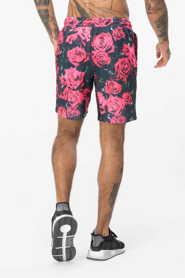 Hype Black Roses Mens Shorts