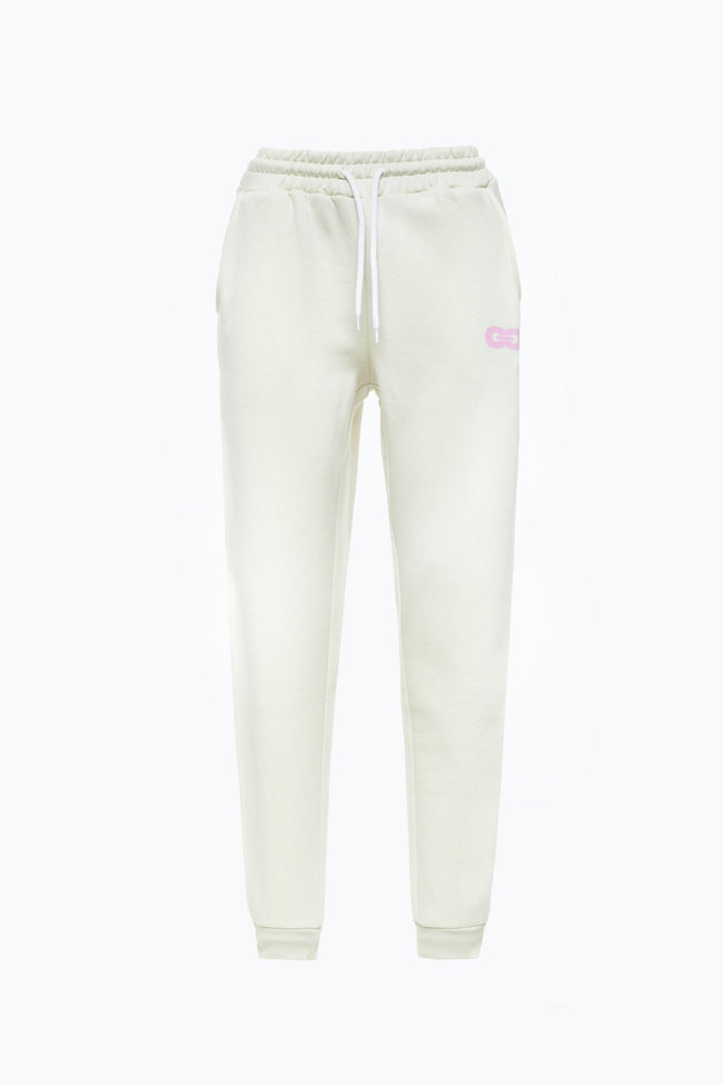 CONTINU8 IVORY GREY JOGGERS