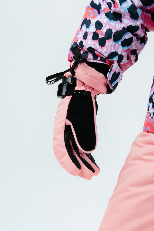 HYPE KIDS SNOW PINK GLOVES