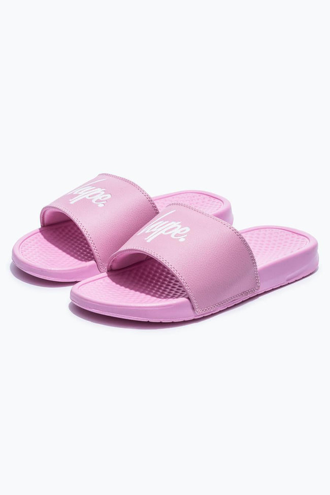 HYPE PINK CORE KIDS SLIDERS