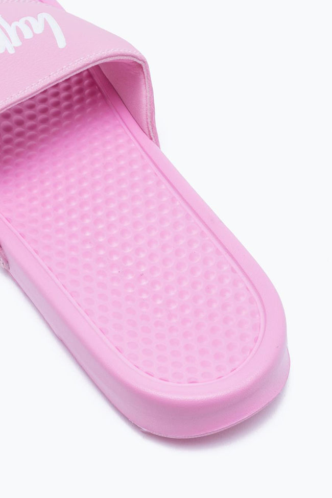 Hype Pink Core Kids Sliders